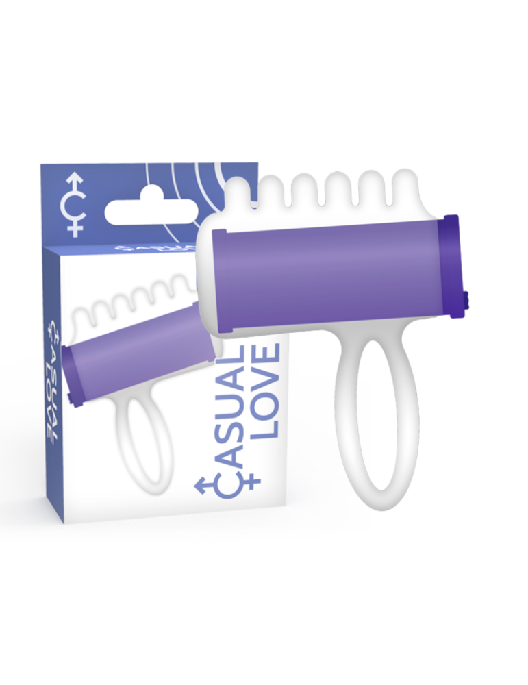 stimulateur de doigt lilas d'amour occasionnel