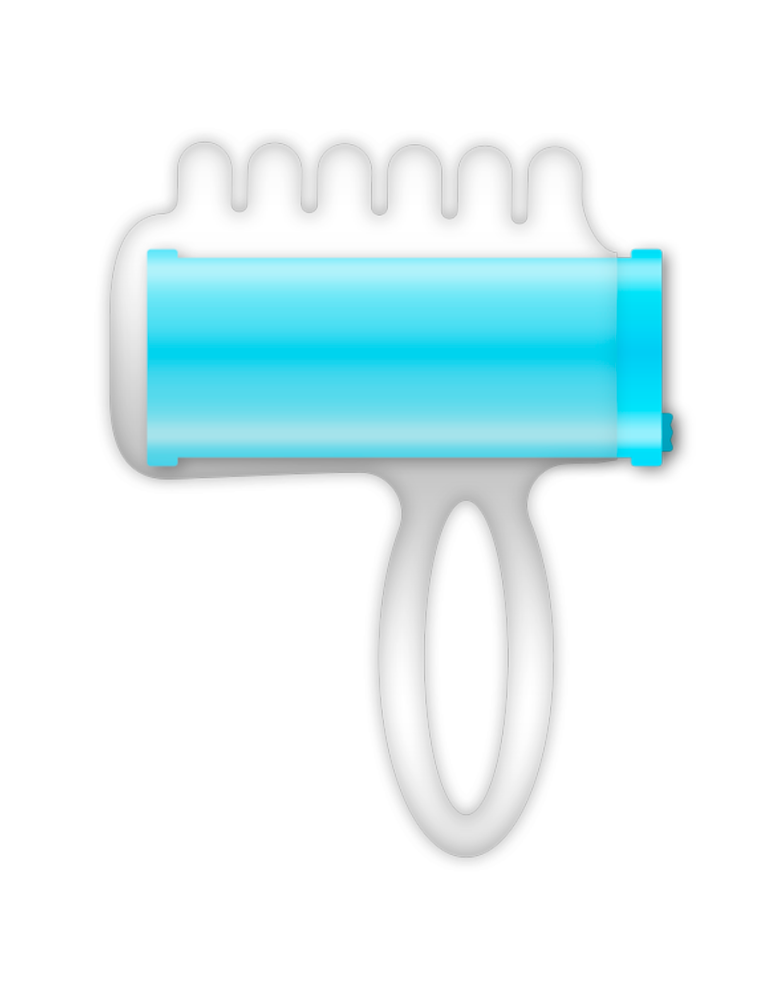 stimulateur de doigt bleu d'amour occasionnel_2