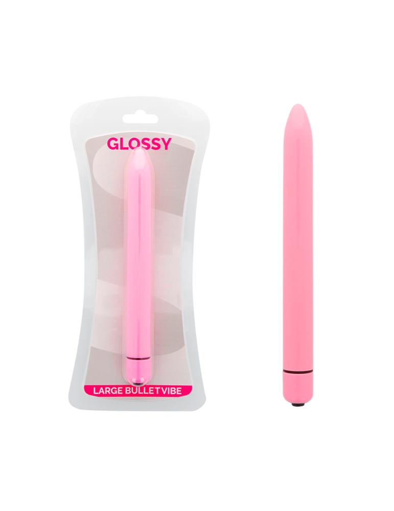 vibromasseur rose mince brillant