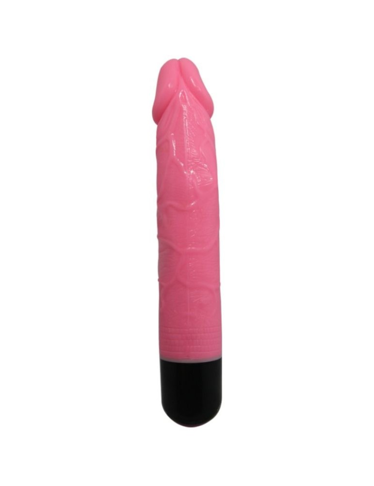 vibromasseur rose réaliste sexe coloré 23 cm_2