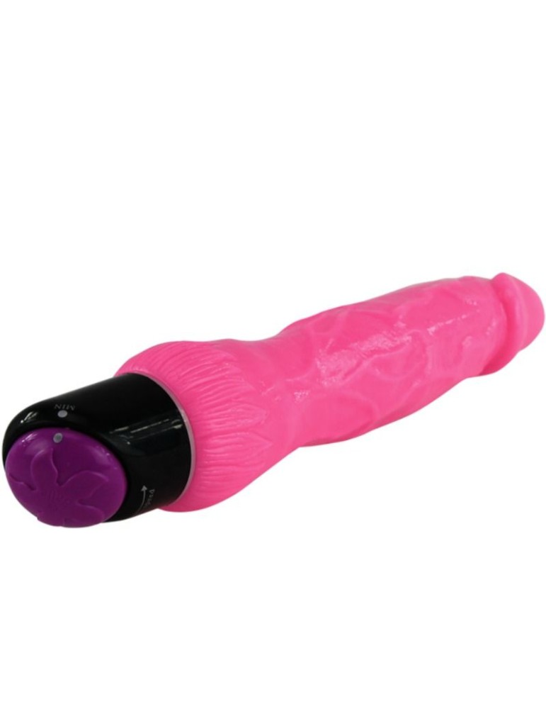 vibromasseur rose réaliste sexe coloré 24 cm_5