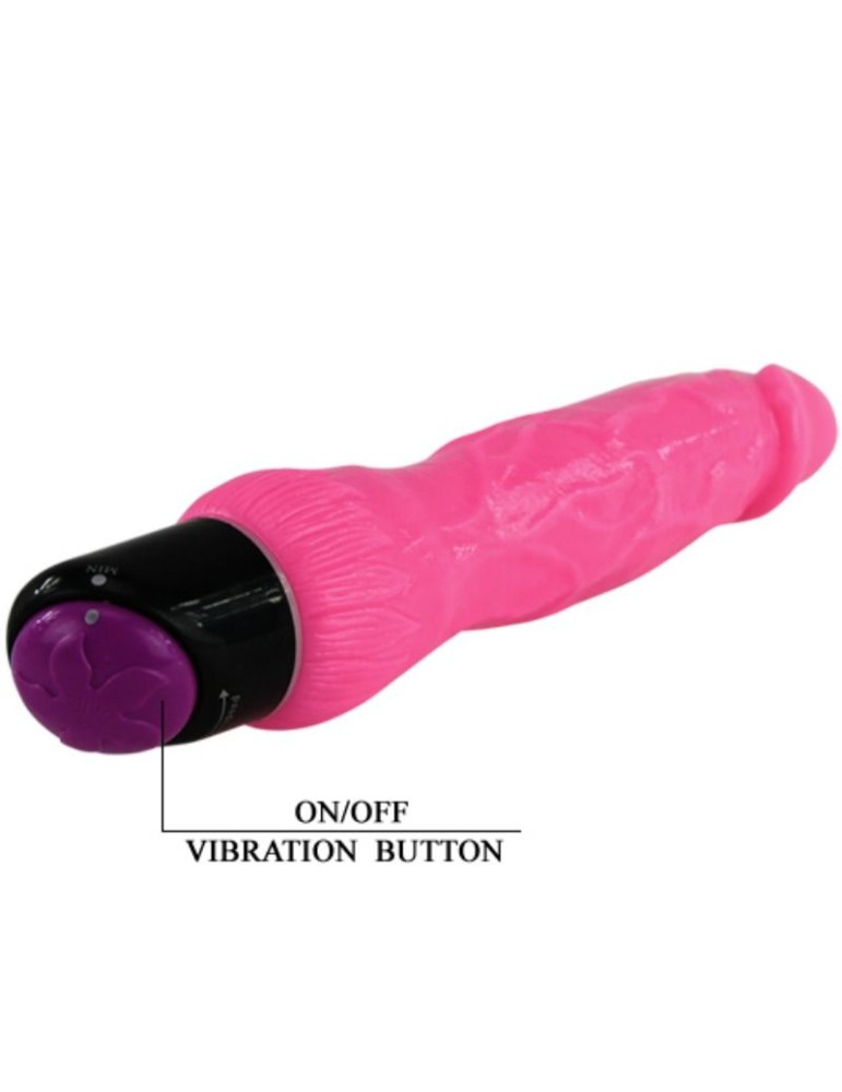 vibromasseur rose réaliste sexe coloré 24 cm_6