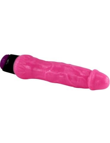 vibromasseur rose réaliste sexe coloré 24 cm_7