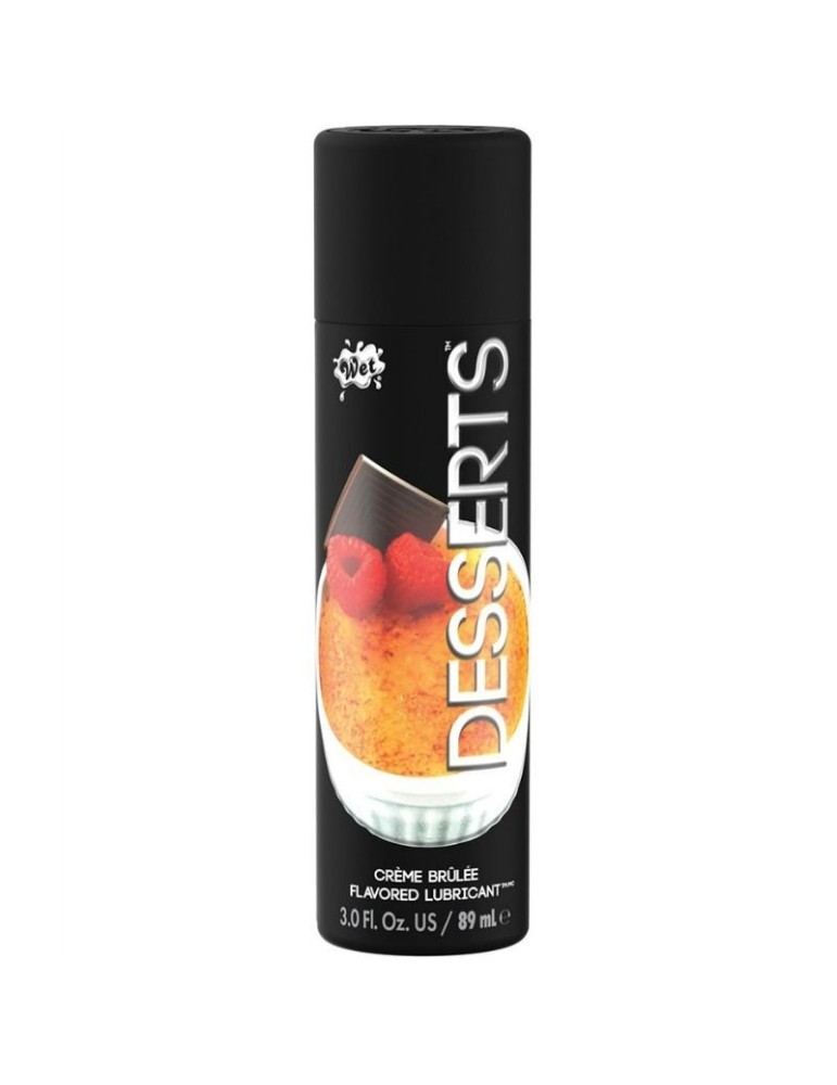 lubrifiant à base d'eau crème brûlée humide 89 ml