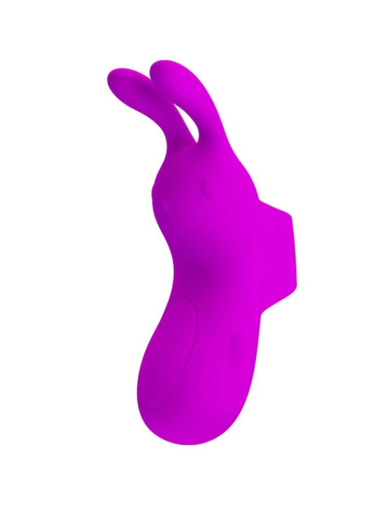 pretty love smart - doigt vibrant rechargeable avec lapin