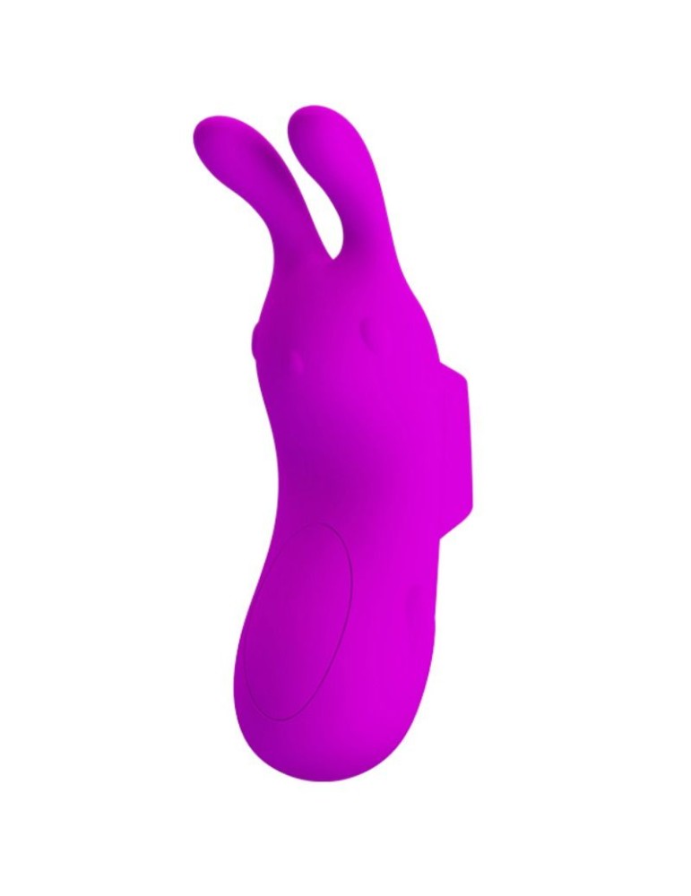 pretty love smart - doigt vibrant rechargeable avec lapin_2