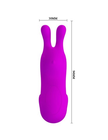 pretty love smart - doigt vibrant rechargeable avec lapin_4