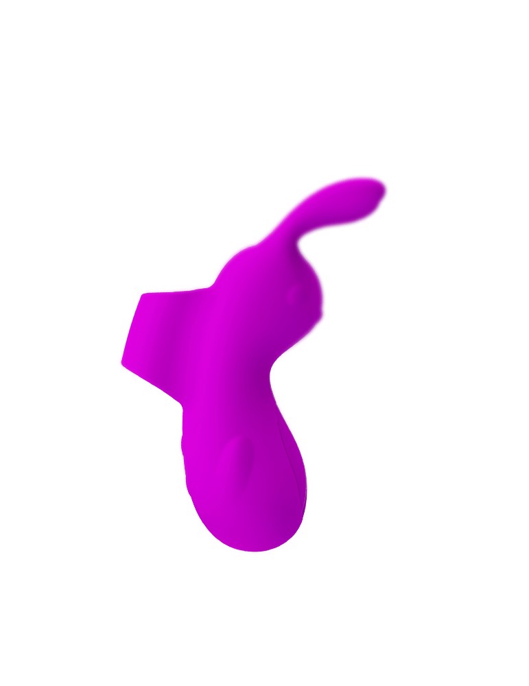 pretty love smart - doigt vibrant rechargeable avec lapin_5