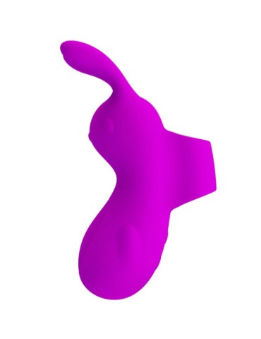 pretty love smart - doigt vibrant rechargeable avec lapin_9
