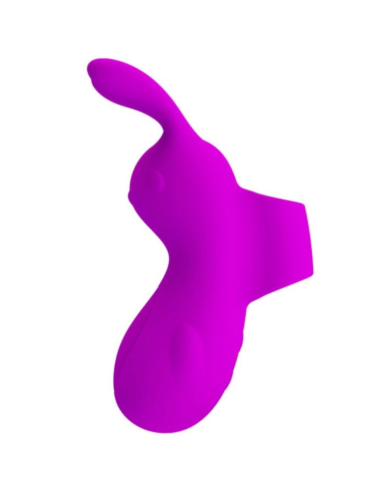 pretty love smart - doigt vibrant rechargeable avec lapin_9