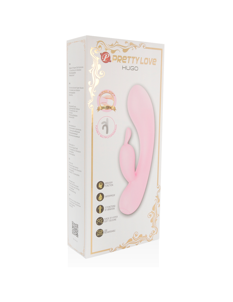 vibromasseur hugo rabbit pretty love smart avec oreilles_2