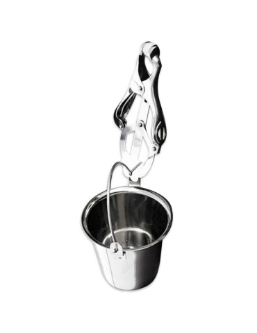 pinces à tétons durs en métal avec dépôt