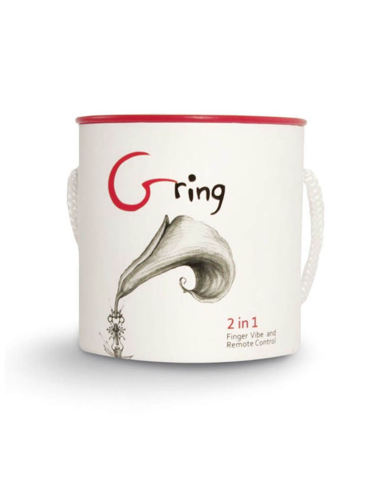 fun toys gring stimulateur rechargeable doigt vibrant rose fluo_3