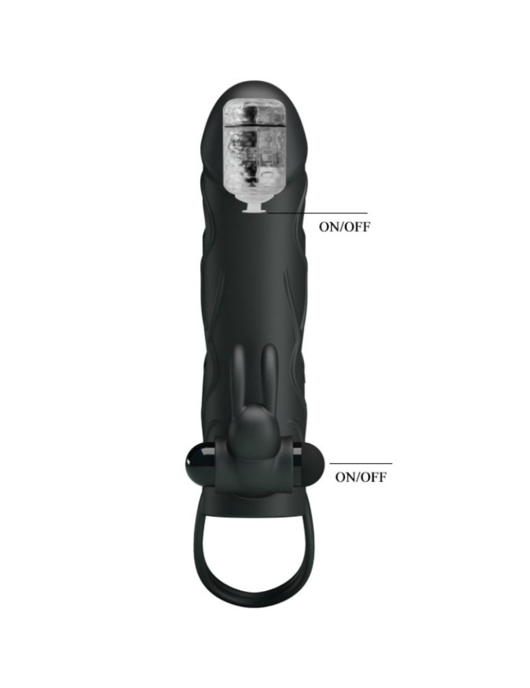 étui en silicone pretty love avec vibration 14 cm_4