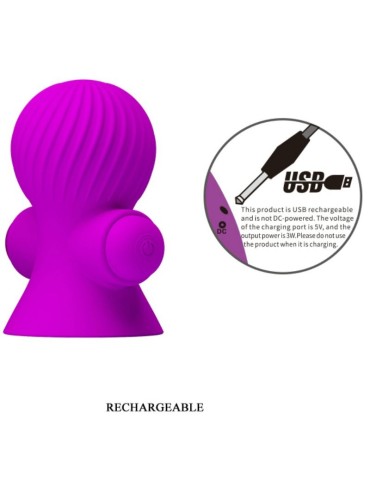 stimulateurs de tétons pretty love 12m lilas vibration_5