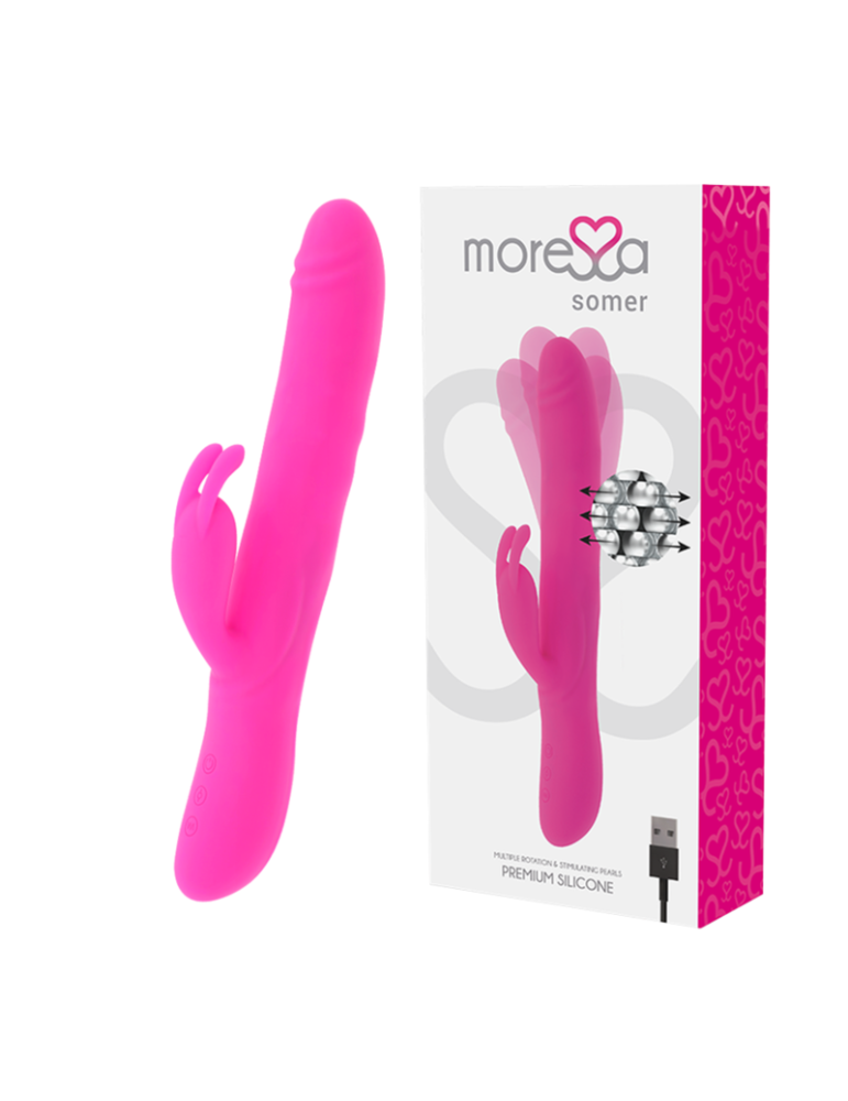 vibromasseur amoressa somer premium à rotation multiple