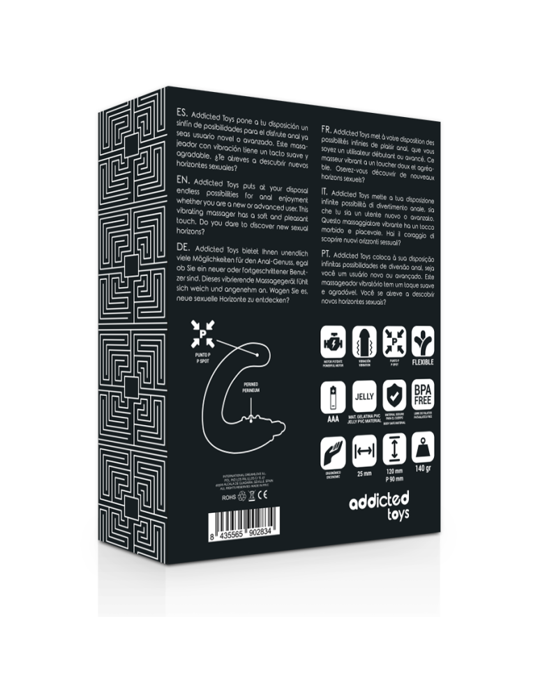 accro jouets anal masseur noir_5