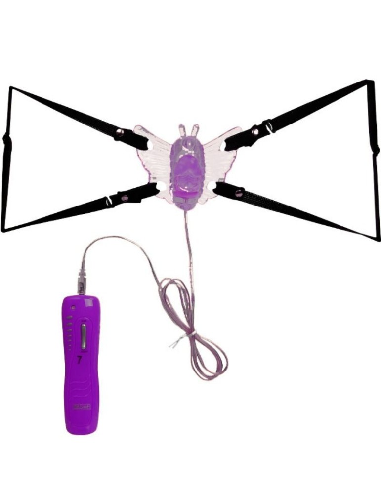 strap on butterlfy mini dance avec ambiance lilas