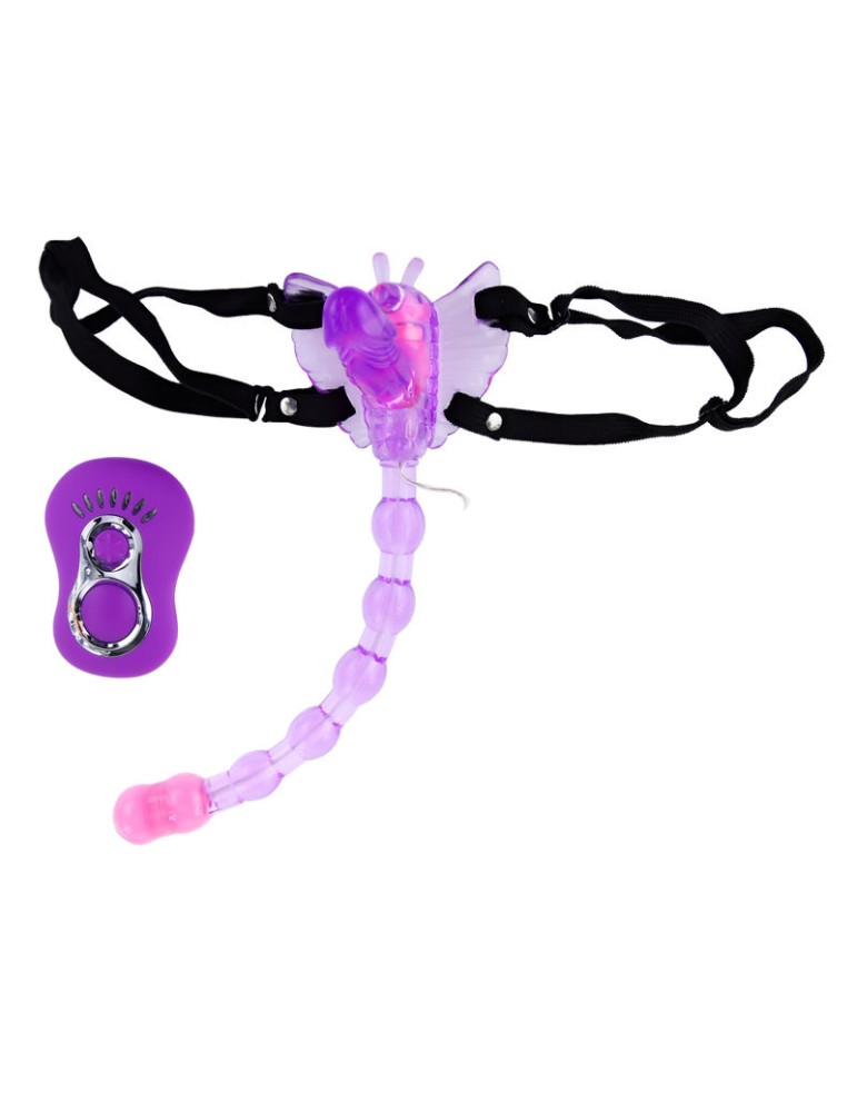 danse papillon sangle sur lila