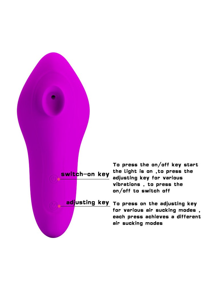 stimulateur de clitoris à succion de poisson magique pretty love_5