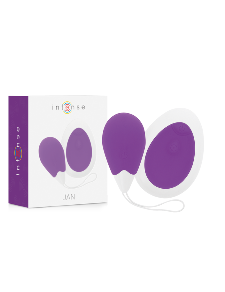 oeuf vibrant télécommandé lilas intense jan