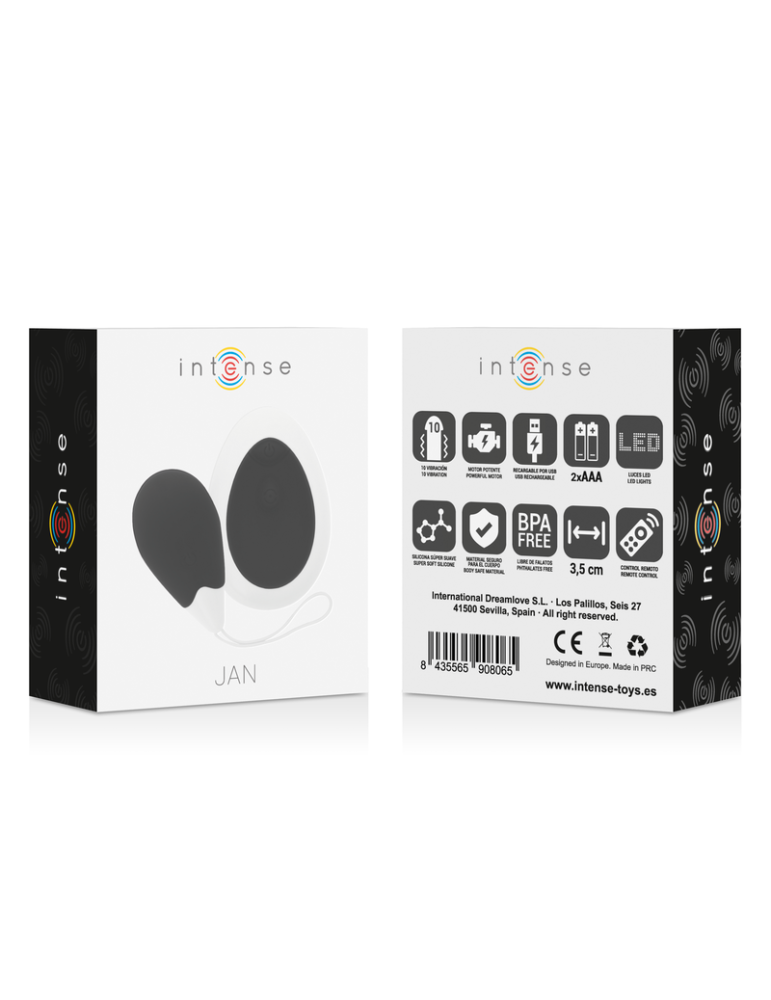 oeuf vibrant télécommandé noir intense jan_5
