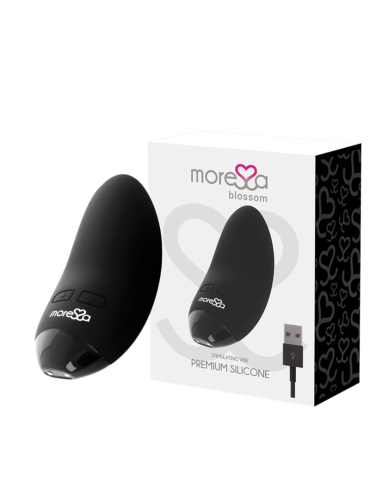 vibromasseur noir fleur amoressa