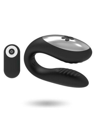 brillant glam we love vibromasseur pour couples télécommande noir_3