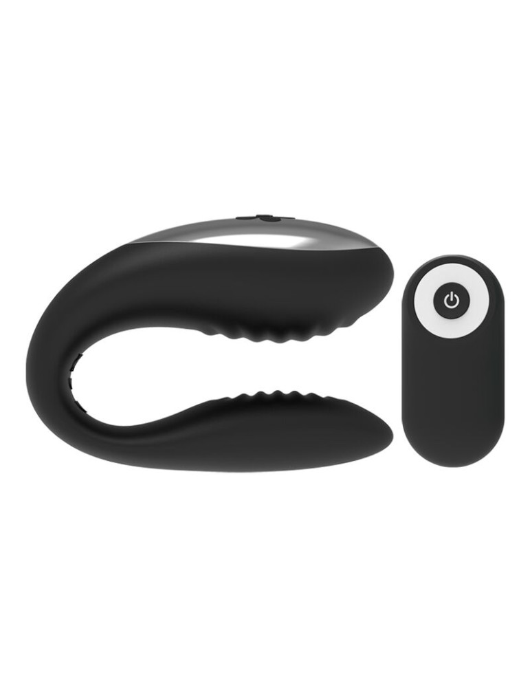 brillant glam we love vibromasseur pour couples télécommande noir_8