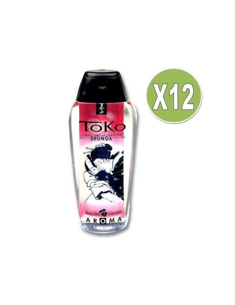 lubrifiant à la cerise parfumée shunga toko (x 12 unités)
