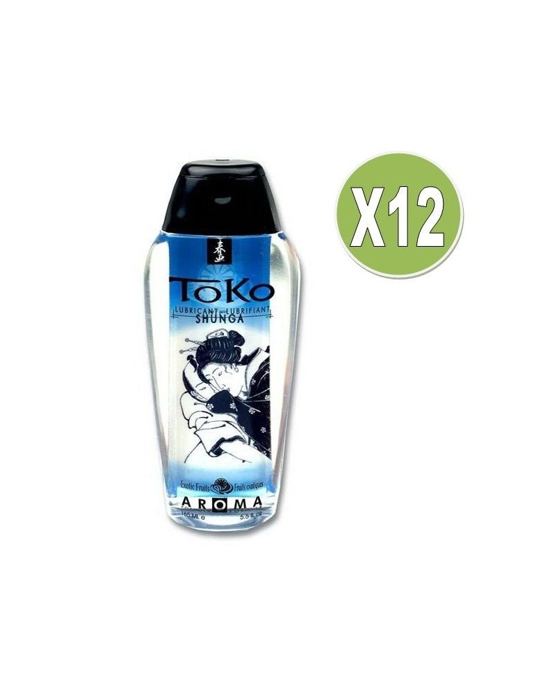 shunga toko lubrifiant arôme fruits exotiques (x 12 unités)