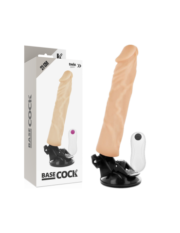 à base de coq réaliste vibromasseur télécommandé naturel 21cm