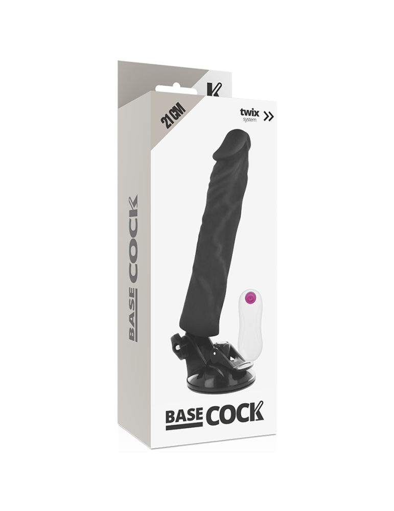 à base de coq réaliste vibromasseur télécommande noir 21cm_6
