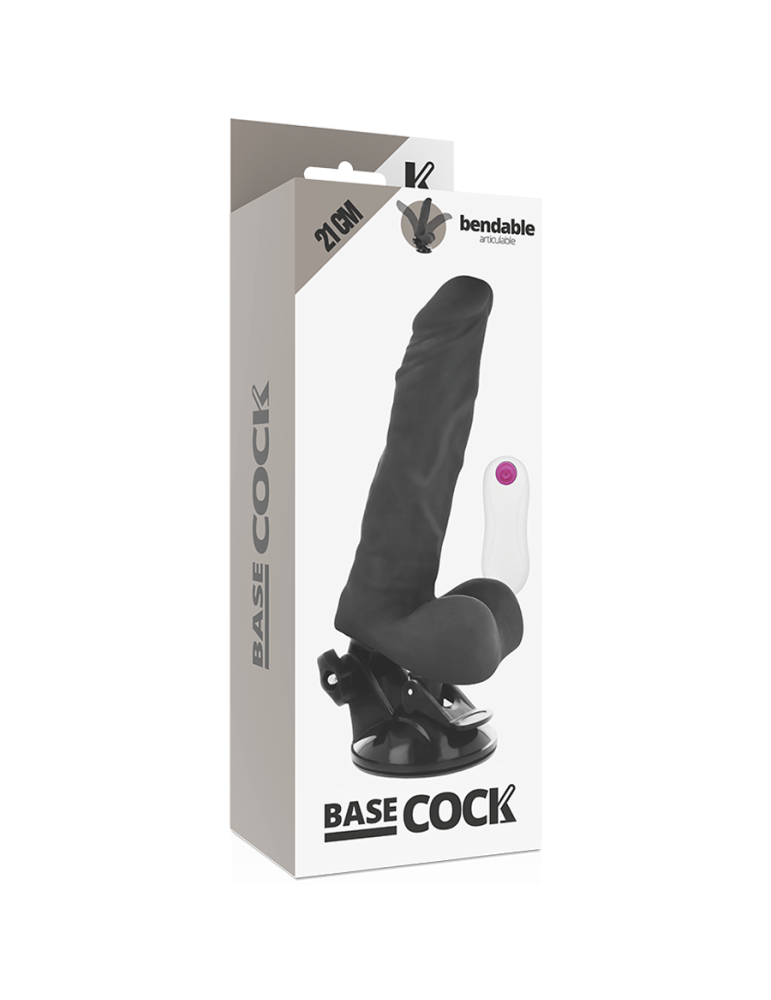 télécommande articulée à base de vibromasseur noir 21cm_6