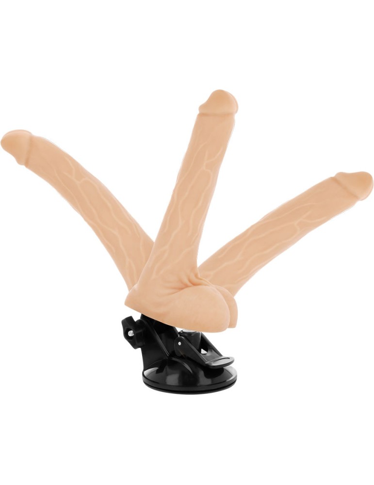 télécommande articulée à base de vibromasseur de coq naturel 18,5cm_3