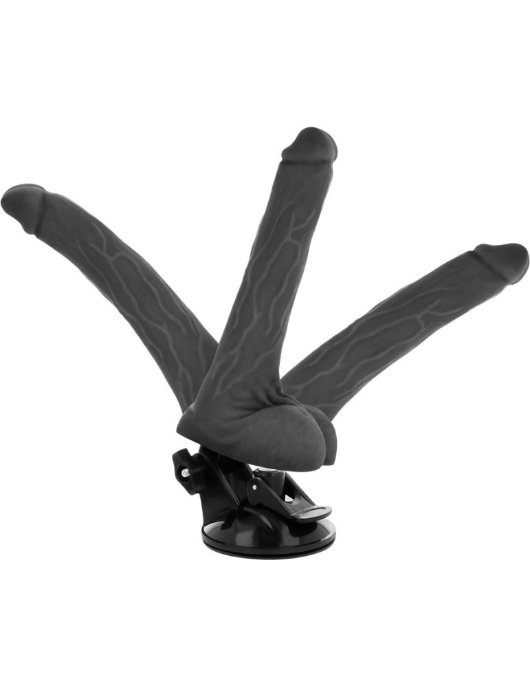 télécommande articulée à base de vibromasseur noir 18,5cm_5