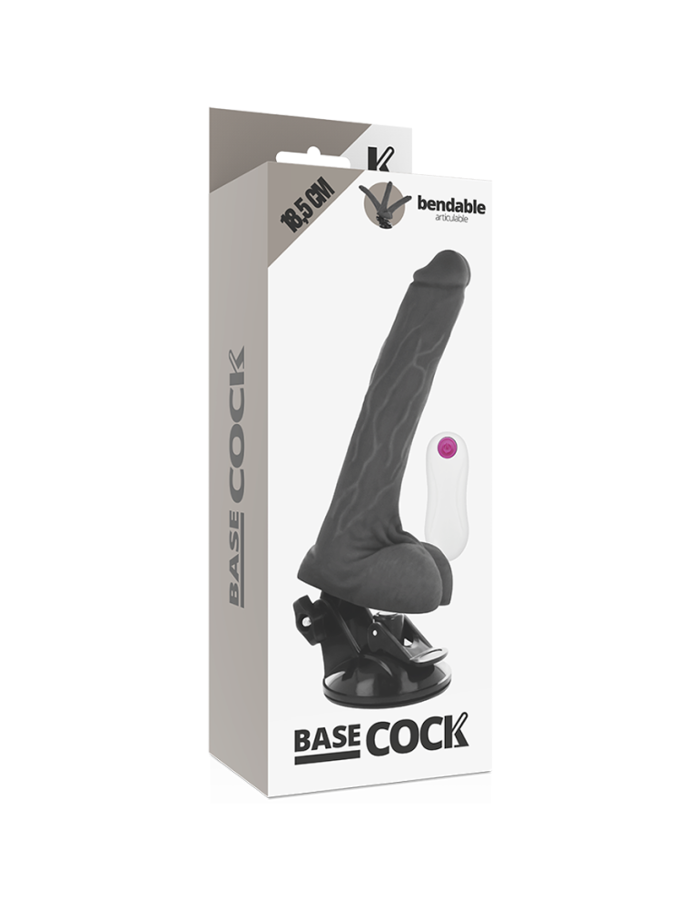 télécommande articulée à base de vibromasseur noir 18,5cm_6