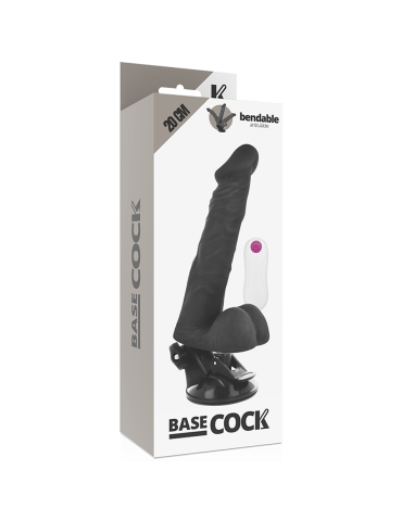 télécommande articulée à base de vibromasseur noir 20cm_6