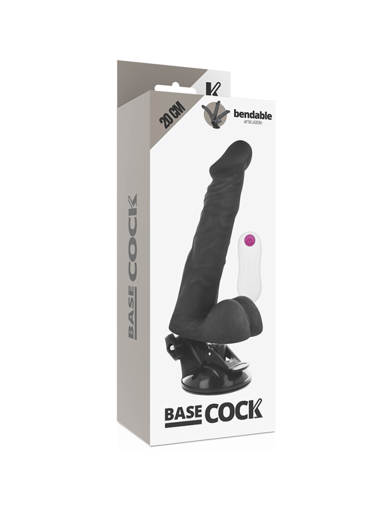 télécommande articulée à base de vibromasseur noir 20cm_6