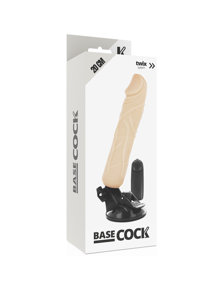 à base de coq réaliste vibromasseur télécommandé naturel 20cm_5