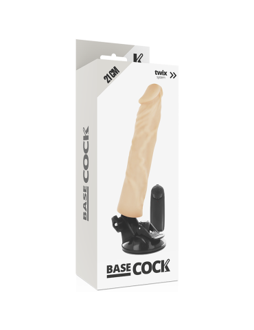 vibromasseur télécommandé naturel réaliste basecock 21cm_5