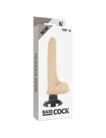 vibromasseur réaliste à base de bite 2-1 naturel 18,5 cm_4
