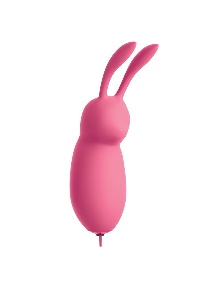 omg cute rabbit pink vibromasseur puissant usb