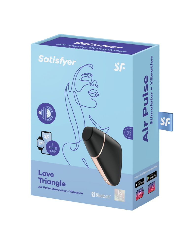 satisfyer connect stimulateur clitoris love triangle noir_4