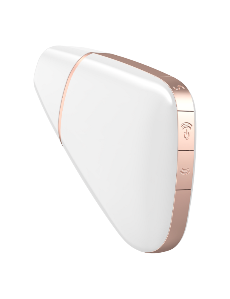 satisfyer connect stimulateur clitoris love triangle blanc / or_2