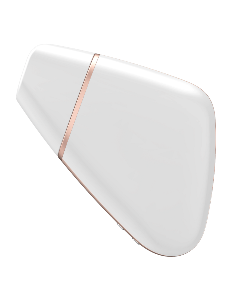 satisfyer connect stimulateur clitoris love triangle blanc / or_3