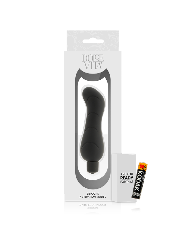 vibromasseur en silicone noir dolce vita point-g_5