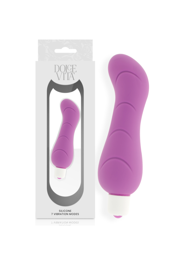 vibromasseur en silicone lilas dolce vita point-g