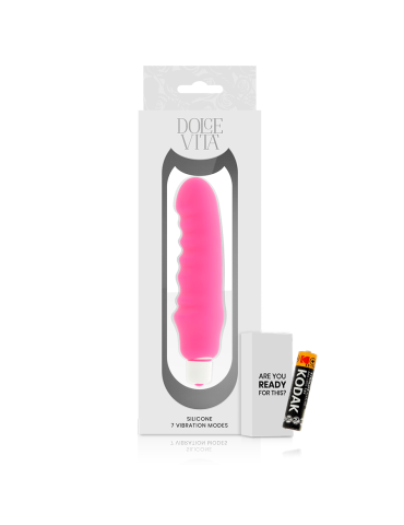 vibromasseur en silicone rose dolce vita genius_5