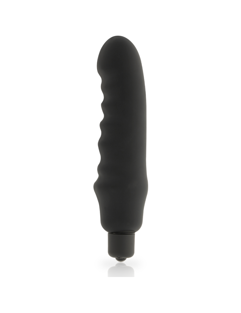 vibromasseur en silicone noir dolce vita genius_2
